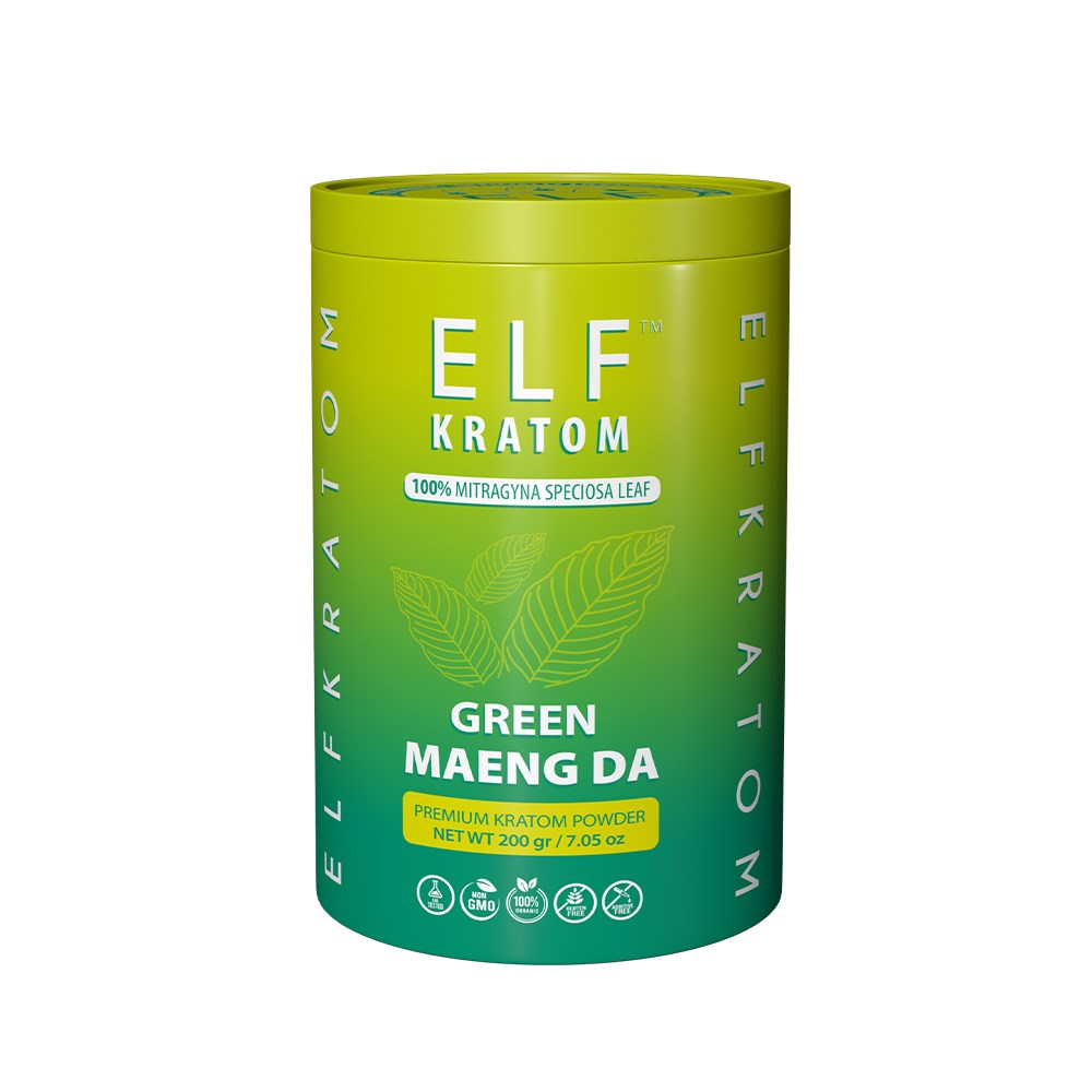 ELF KRATOM 200G POWDER - GREEN MAENG DA