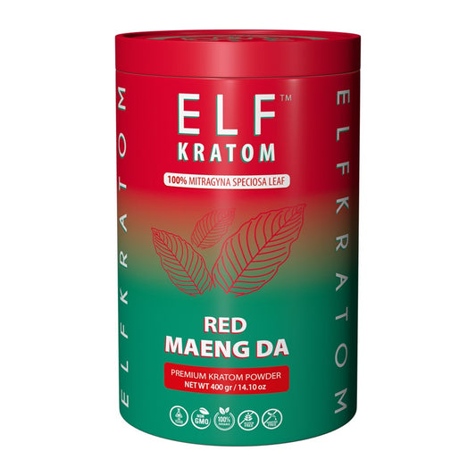 ELF KRATOM 400G POWDER - RED MAENG DA