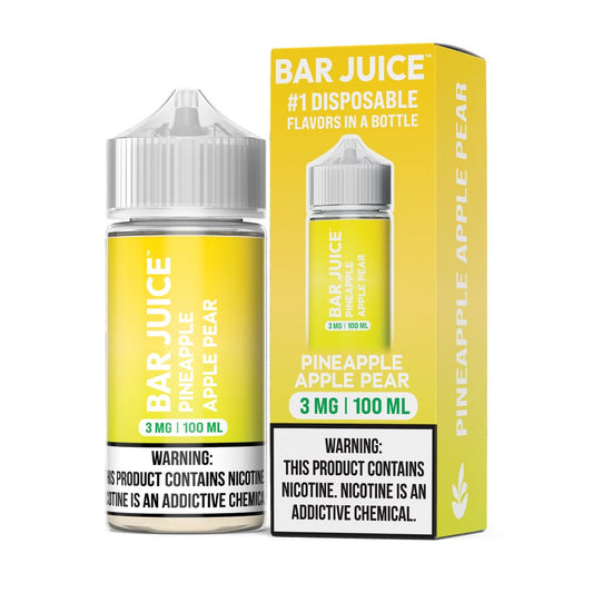 BAR 100ML JUICE 3MG - PINEAPPLE APPLE PEAR