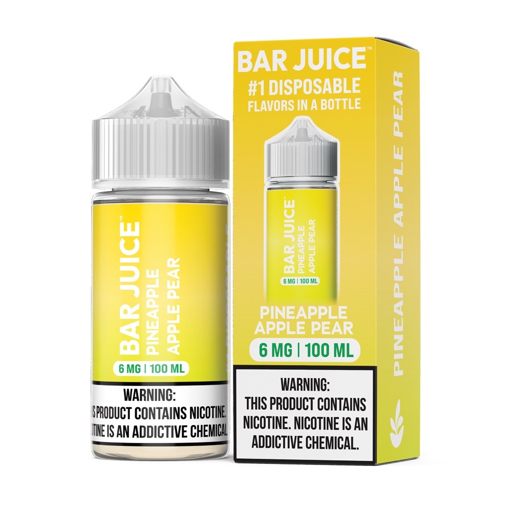 BAR 100ML JUICE 6MG - PINEAPPLE APPLE PEAR