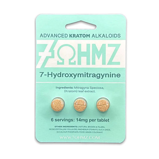7 OHMZ KRATOM ALKALOIDS 3CTS CAPSULES
