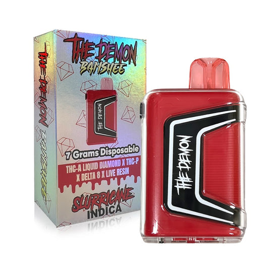 THE DEMON BANSHEE BLEND 7G DISPOSABLE INDICA - SLURRICANE