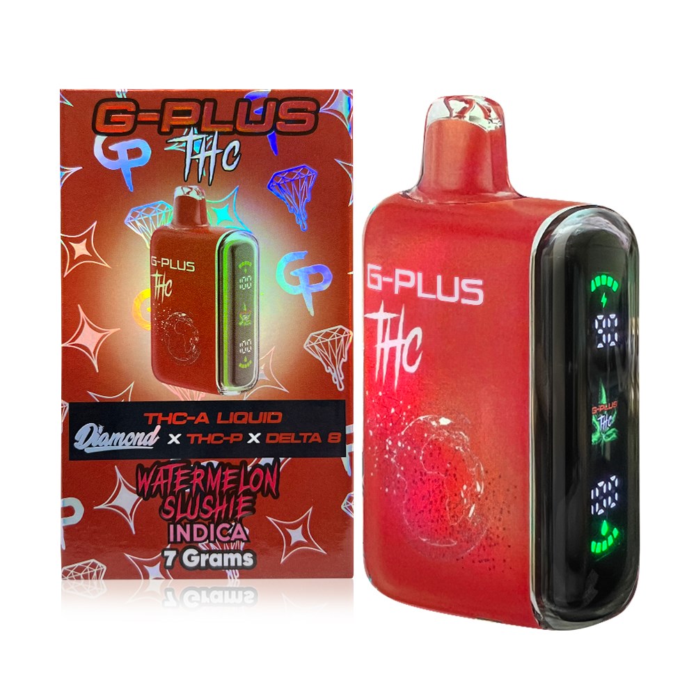 G PLUS BLEND 7G DISPOSABLE INDICA- WATERMELON SLUSHIE