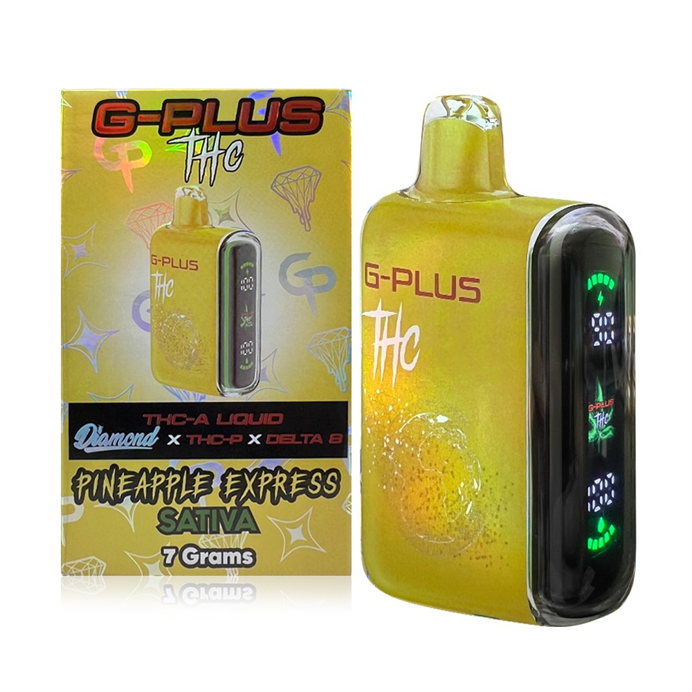 G PLUS BLEND 7G DISPOSABLE SATIVA - PINEAPPLE EXPRESS
