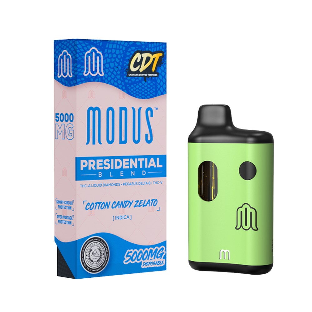 MODUS PRESIDENTIAL BLEND 5G DISPOSABLE INDICA - COTTON CANDY ZELATO