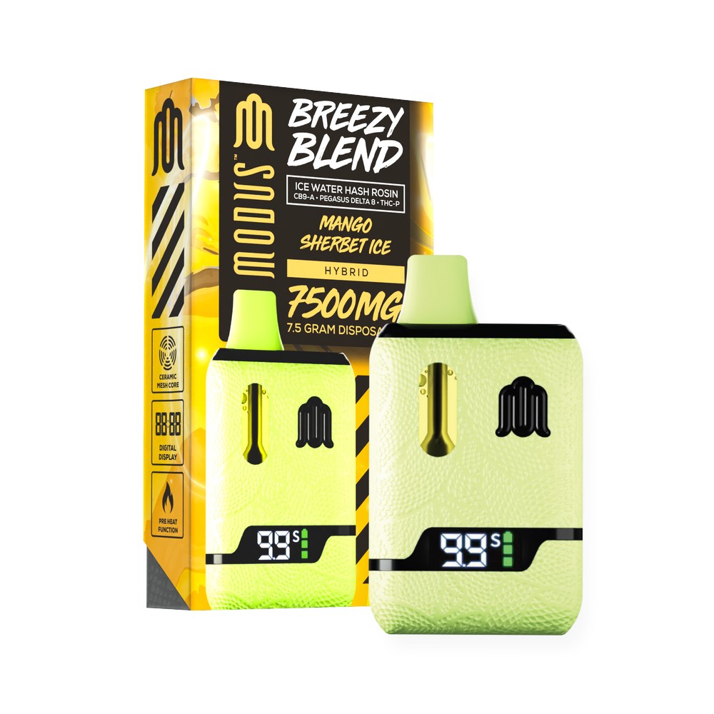 MODUS BREEZY BLEND 7.5G DISPOSABLE HYBRID - MANGO SHERBET