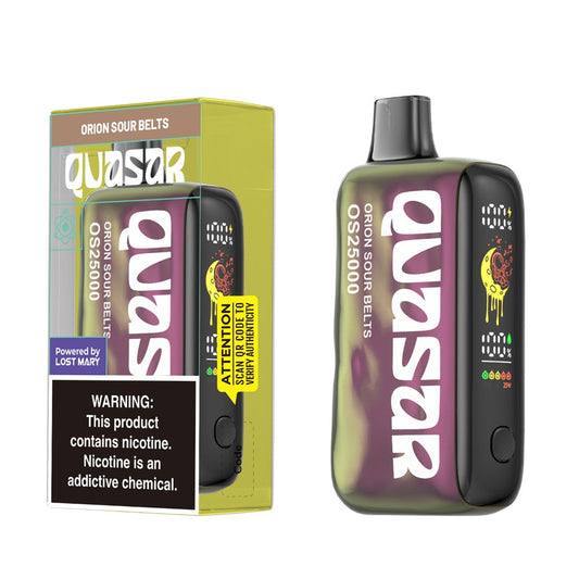 QUASAR 5%NIC OS25000 DISPOSABLE - ORION SOUR BELTS