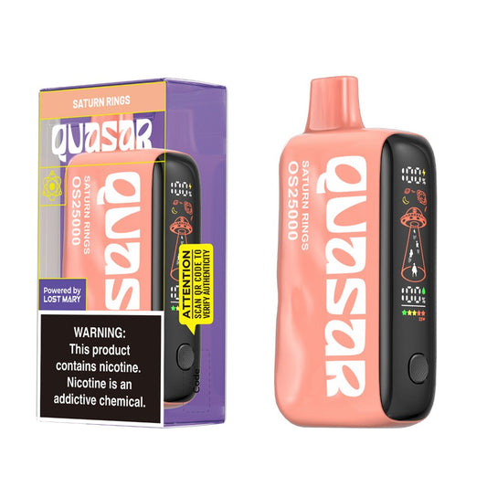 QUASAR 5%NIC OS25000 DISPOSABLE - SATURN RINGS