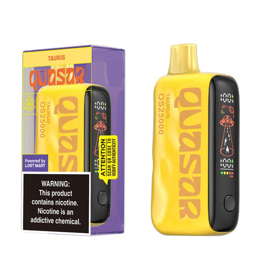 QUASAR 5%NIC OS25000 DISPOSABLE - TAURUS