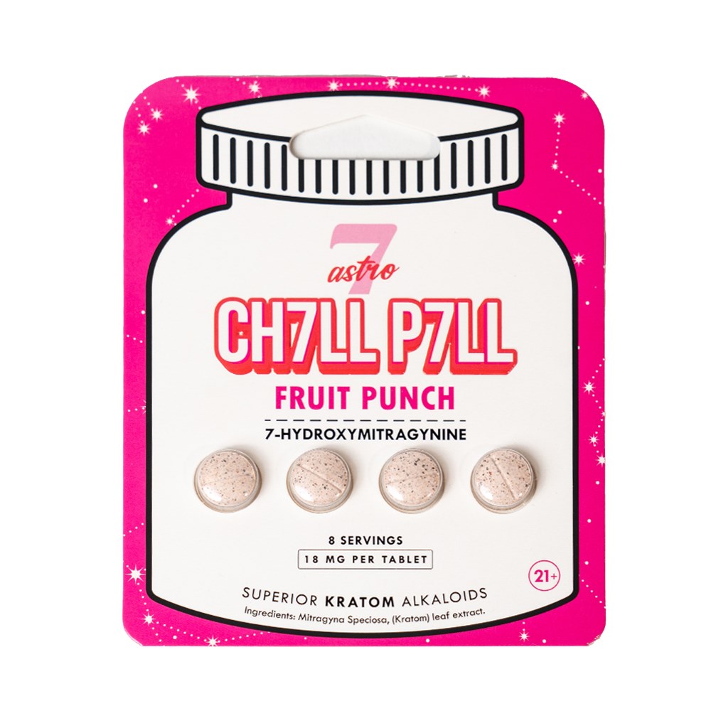ASTRO EIGHT 7HYDROXY 18MG CHILL PILL - FRUIT PUNCH