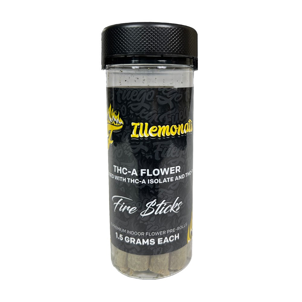 FUEGO FIRE STICK THCA/THCP 1.5G 15CT PRE ROLLS - ILLEMONATI – Ben Exotics
