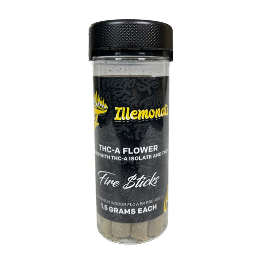 FUEGO FIRE STICK THCA/THCP 1.5G 15CT PRE ROLLS - ILLEMONATI