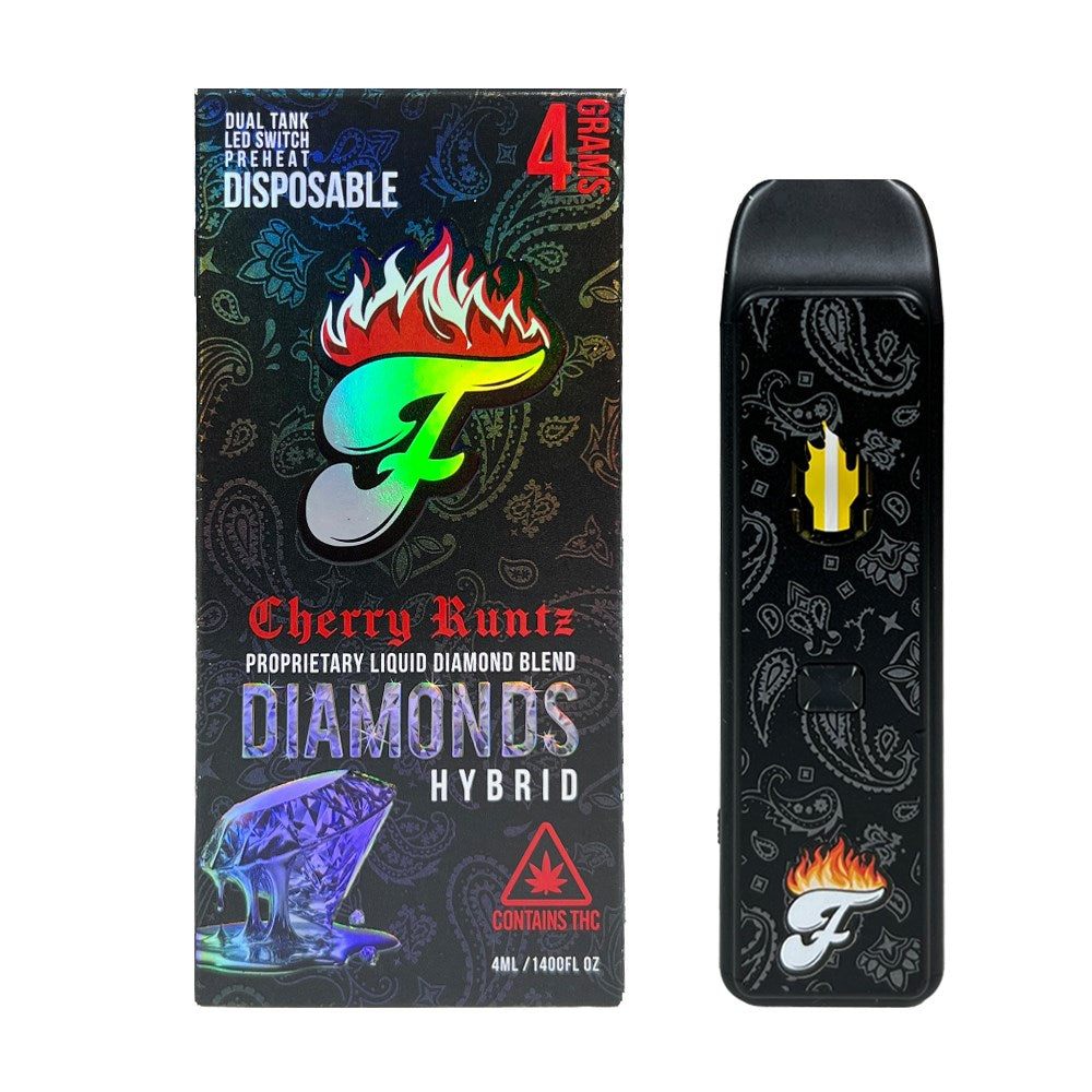 FUEGO DIAMOND BLEND 4G DISPOSABLE HYBRID - CHERRY RUNTZ