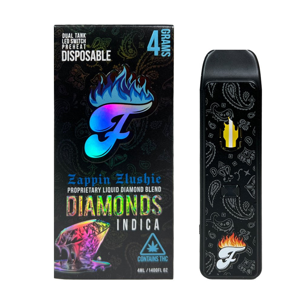 FUEGO DIAMOND BLEND 4G DISPOSABLE INDICA - ZAPPIN ZLUSHIE