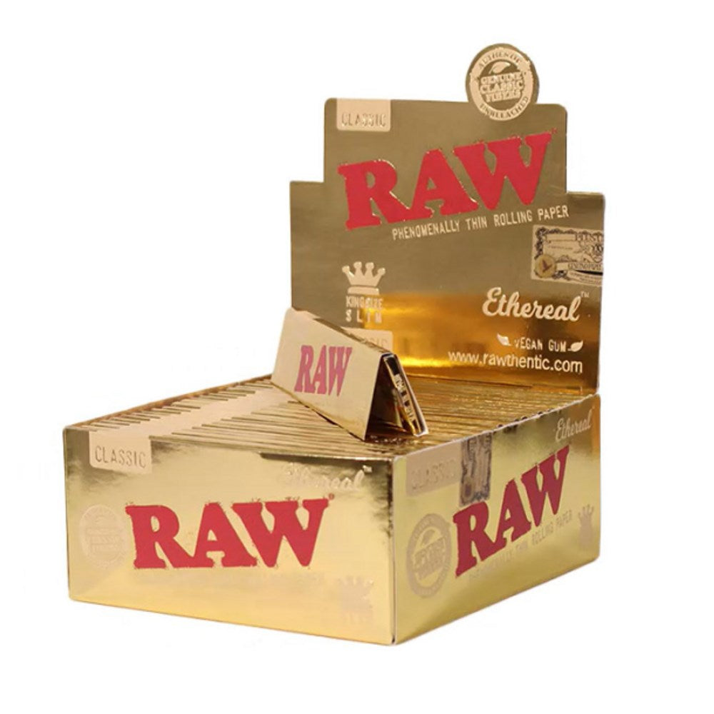 RAW KS SLIM ETHEREAL THIN ROLLING PAPERS