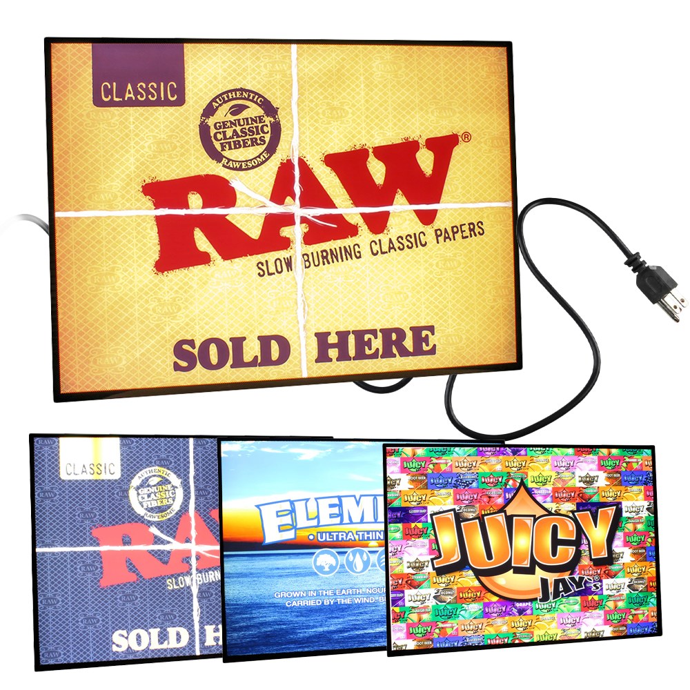 RAW PROMO BACK LIGHT SIGN