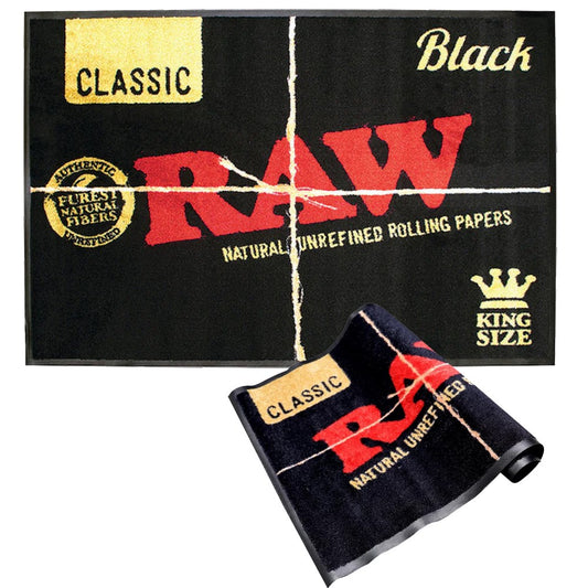 RAW BLACK DOOR 80X120 CM MAT - LARGE