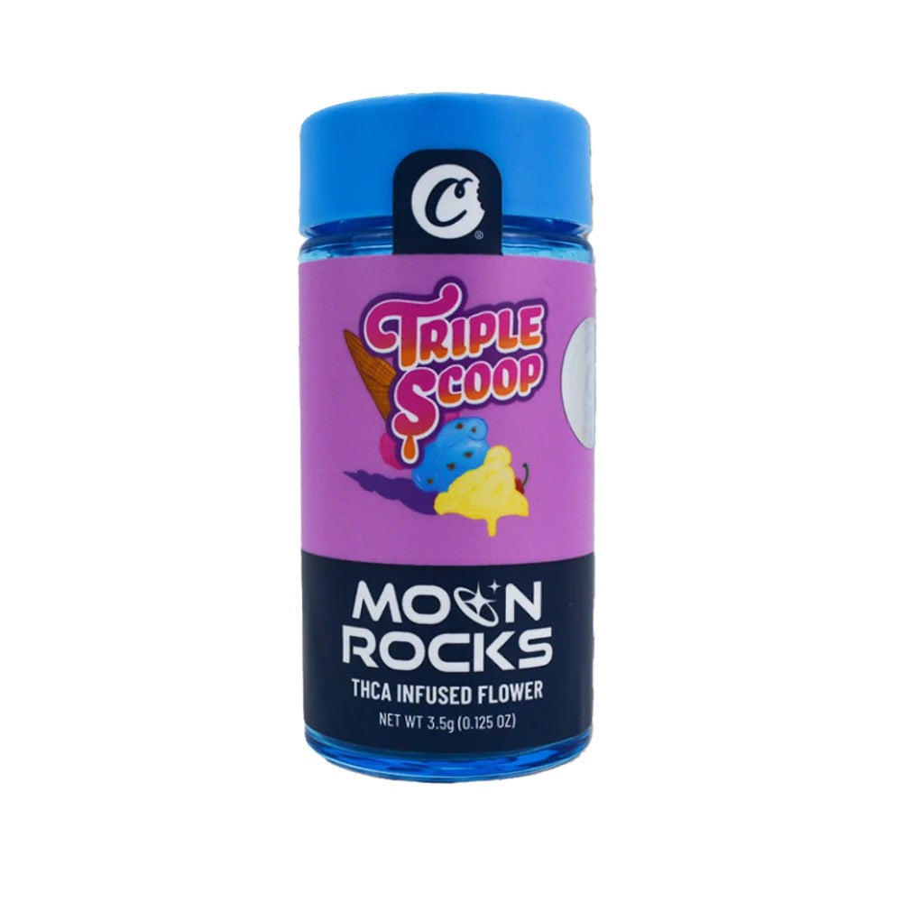 COOKIES THCA 3.5G MOON ROCK FLOWER JAR - TRIPLE SCOOP