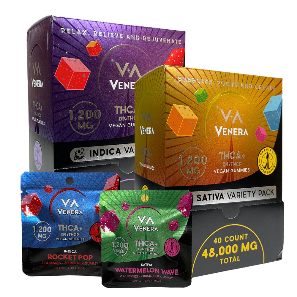 VENERA D9/THCP/THCA VEGAN 1200MG GUMMIES