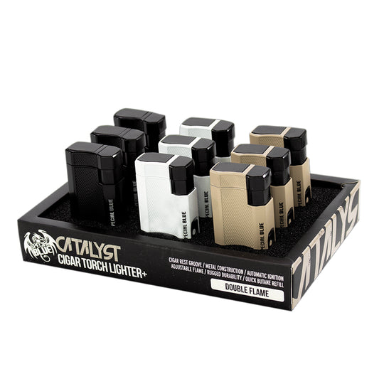 SPECIAL BLUE CATALYST DOUBLE FLAME TORCH LIGHTER