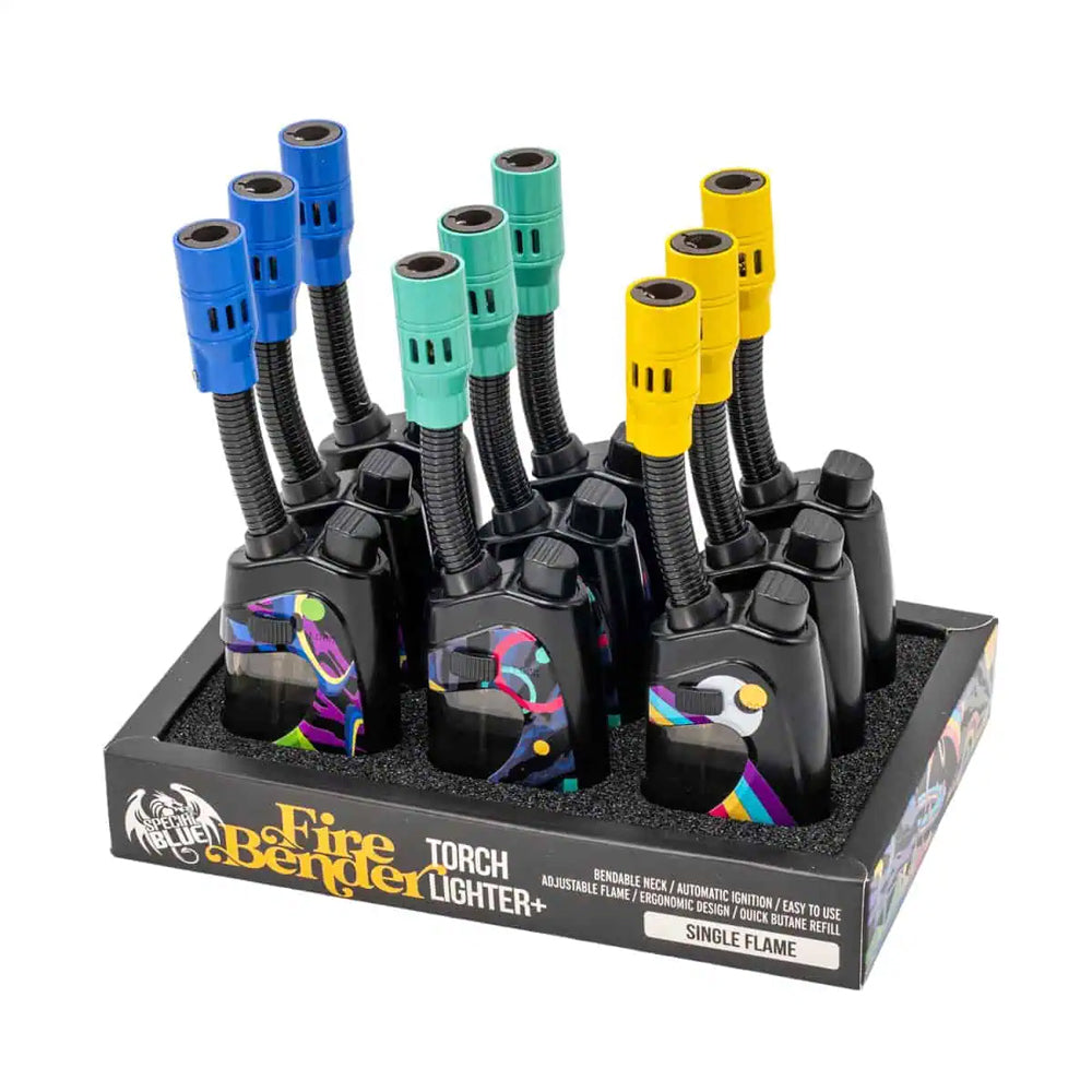 SPECIAL BLUE FIRE BENDER SIGLE FLAME TORCH LIGHTER – Ben Exotics