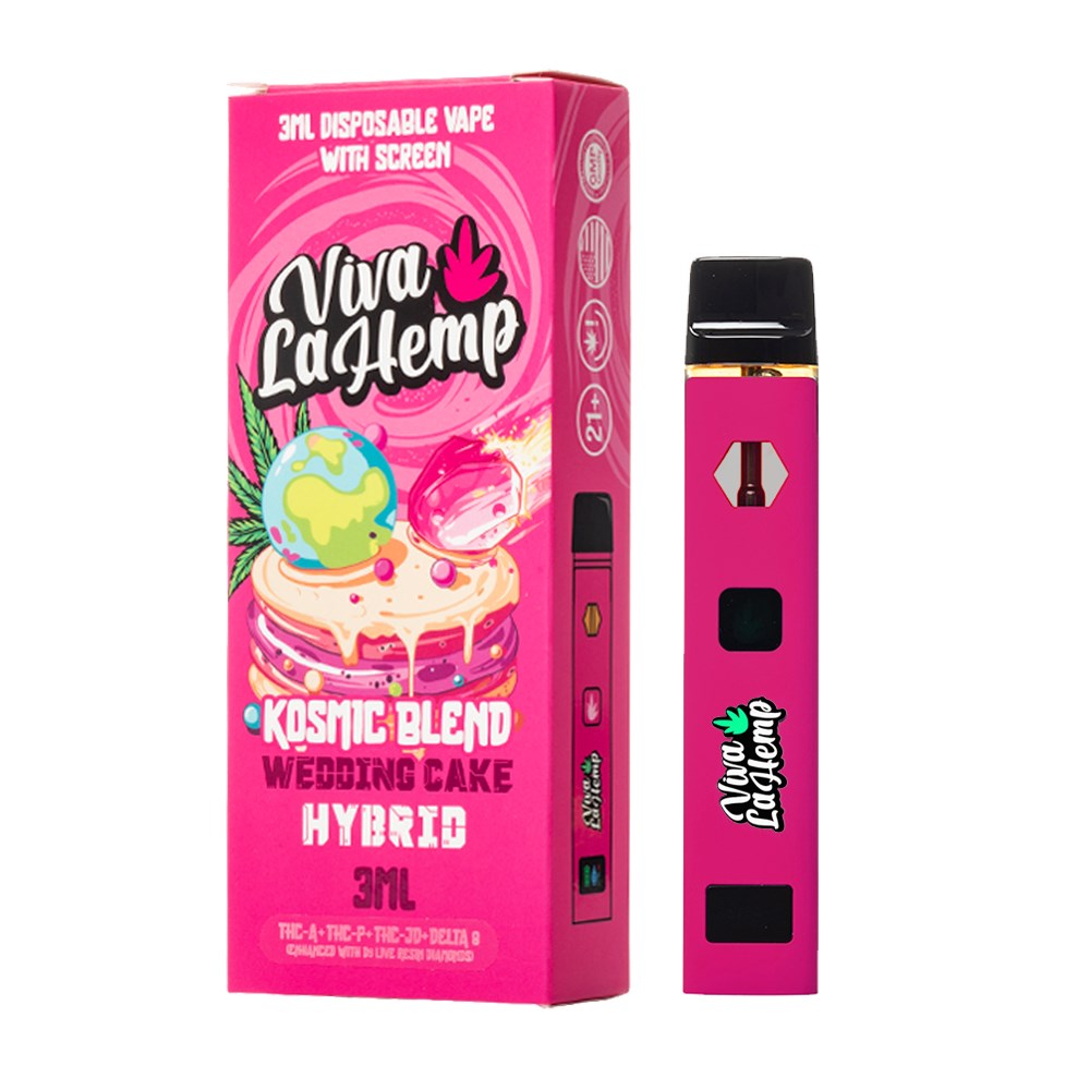 VIVA LA HEMP KOSMIC BLEND 3000MG DISPOSABLE HYBRID - WEDDING CAKE