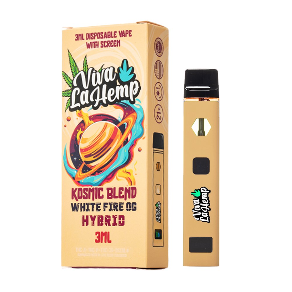 VIVA LA HEMP KOSMIC BLEND 3000MG DISPOSABLE HYBRID - WHITE FIRE OG