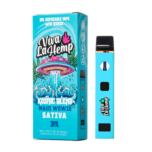 VIVA LA HEMP KOSMIC BLEND 3000MG DISPOSABLE SATIVA - MAUI WOWIE