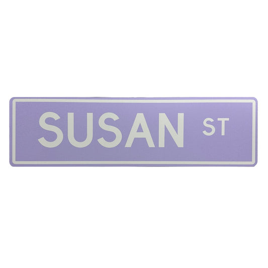 BLAZY SUSAN PINK PAPERS SIGN - STREET PINK