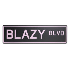 BLAZY SUSAN BLACK SIGN - BLAZY BLVD