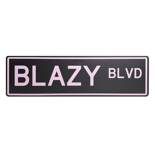 BLAZY SUSAN BLACK SIGN - BLAZY BLVD