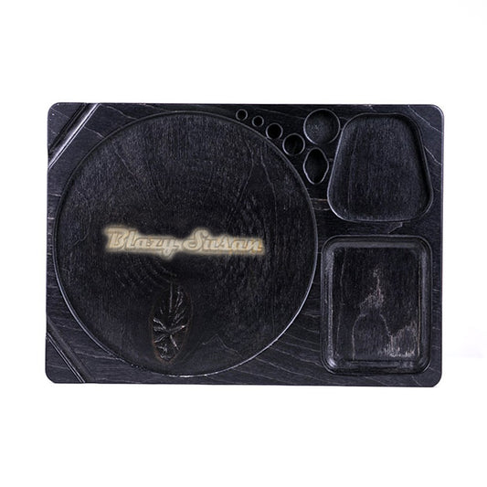 BLAZY SUSAN DAB TRAY - BLACK