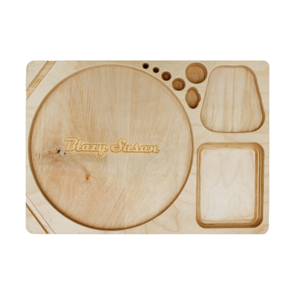 BLAZY SUSAN DAB TRAY - CLEAR