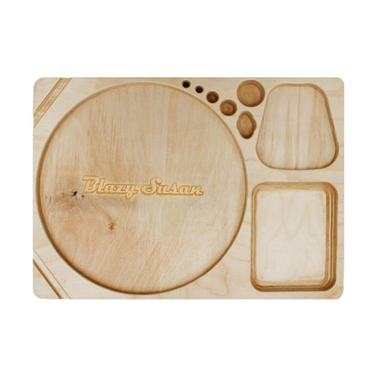 BLAZY SUSAN DAB TRAY - CLEAR