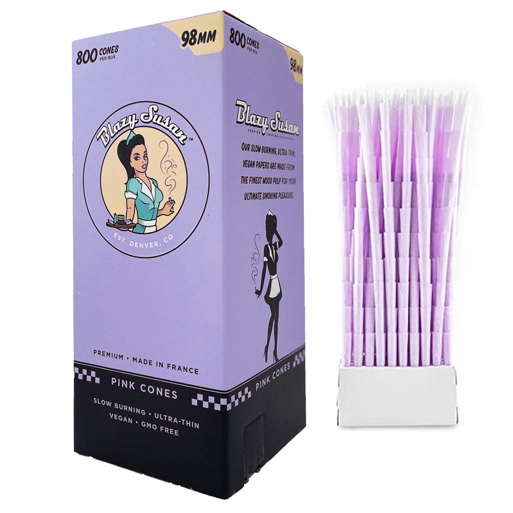 BLAZY SUSAN 98MM PURPLE CONES