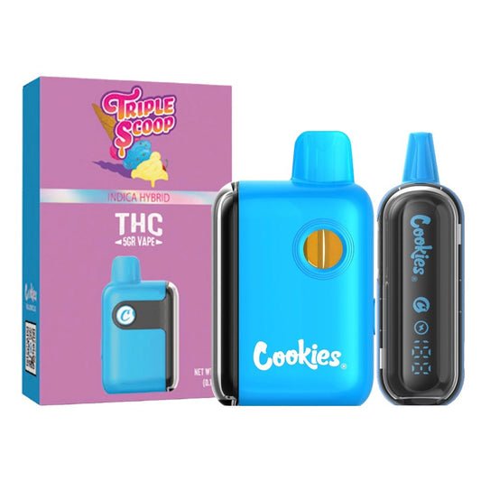 COOKIES THCA 5G DISPOSABLE INDICA/HYBRID - TRIPLE SCOOP