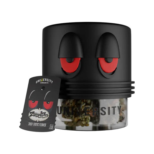 UNIVERSITY THCA 3.5G FLOWER INDICA - ZAAGERDAZ