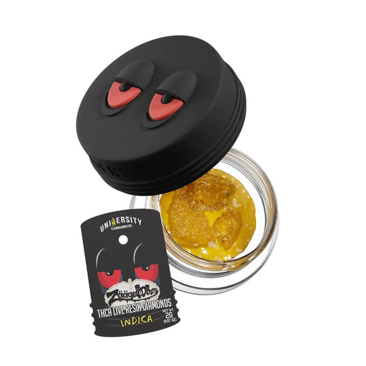 UNIVERSITY LIVE RESIN THCA 2G DIAMONDS INDICA - ZAAGERDAAZ