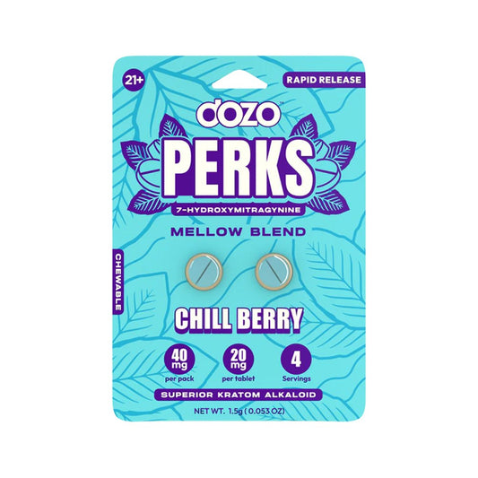 DOZO PERKS 7OHM PARTY BLEND 2CT PILLS - CHILL BERRY
