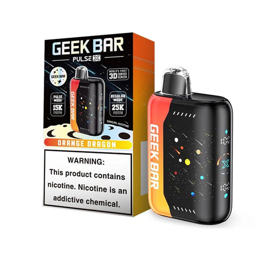 GEEK BAR PULSE X 5% NIC 25000 PUFFS DISPOSABLE - ORANGE DRAGON