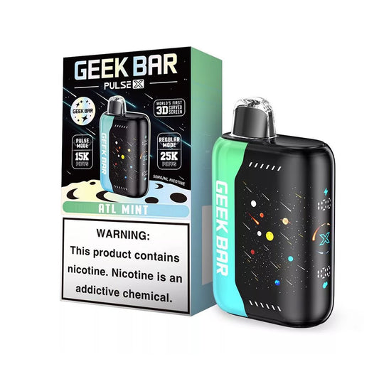 GEEK BAR PULSE X 5% NIC 25000 PUFFS DISPOSABLE - ATL MINT