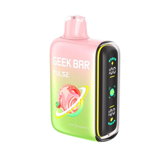 GEEK BAR PULSE 5% NIC 15000 PUFFS DISPOSABLE - SOUR STRAW