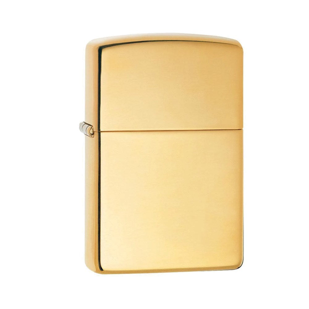 ZIPPO REG HI POL BRASS LIGHTER