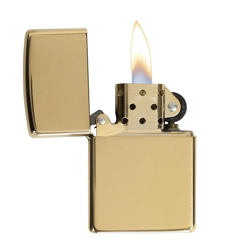 ZIPPO REG HI POL BRASS LIGHTER