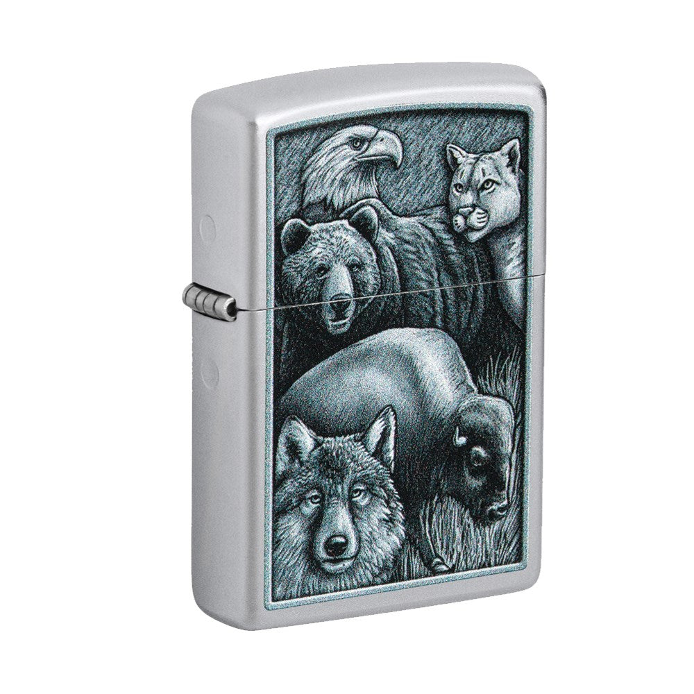 ZIPPO 205 FIERCE ANIMALS LIGHTER
