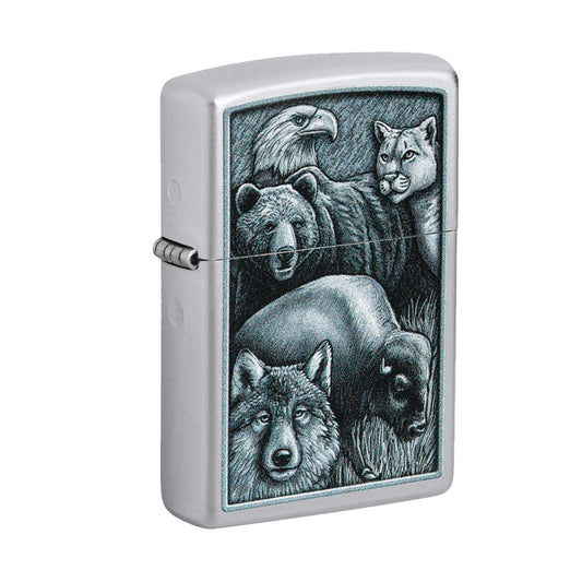 ZIPPO 205 FIERCE ANIMALS LIGHTER
