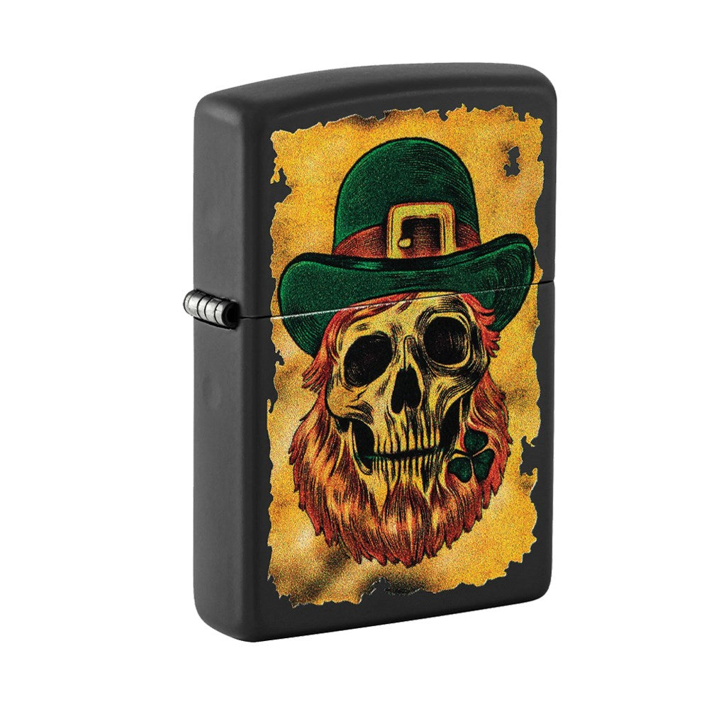 ZIPPO 218 LEPRECHAN SKULL DESIGN LIGHTER
