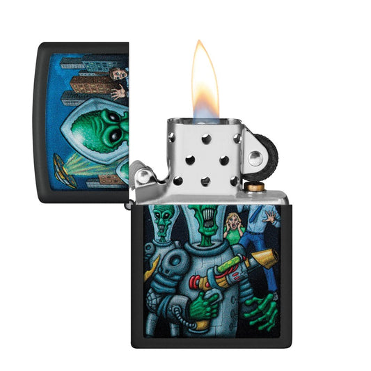 ZIPPO 218 ALIEN ATTACK LIGHTER