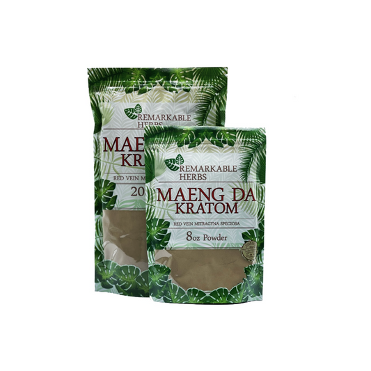 REMARKABLE HERBS RED VEIN POWDER 8Z - MAENG DA