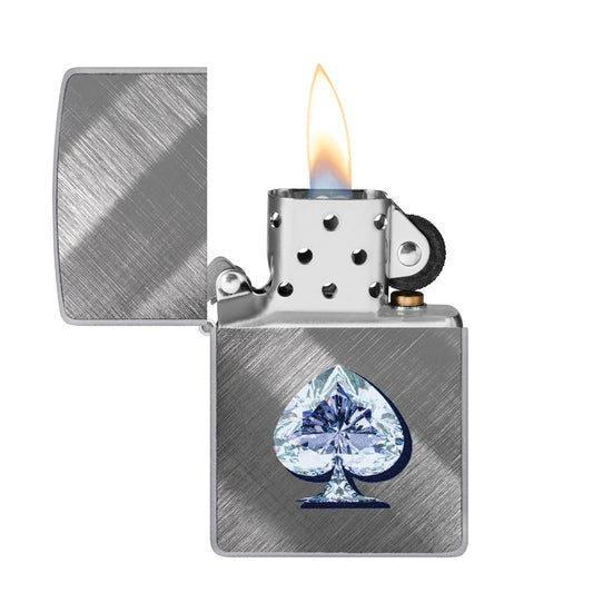 ZIPPO 28182 ACE OF SPADES DIAMOND LIGHTER